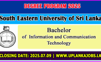 South Eastern University of Sri Lanka ICT Degree Program 2025