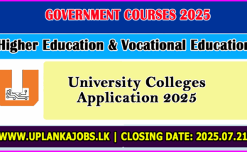 University Colleges Application 2025