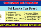 Sri Lanka Tea Board Vacancies 2025