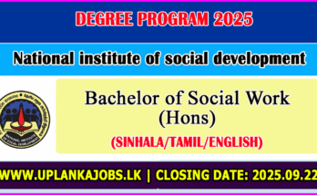 Bachelor of Social Work (Hons) Degree 2025