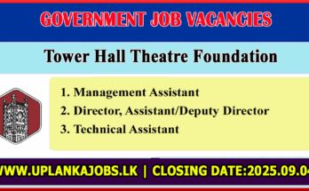 Tower Hall Theatre Foundation Vacancies 2025