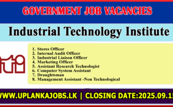 Industrial Technology Institute Vacancies 2025