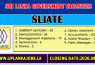 SLIATE Job Vacancies 2026