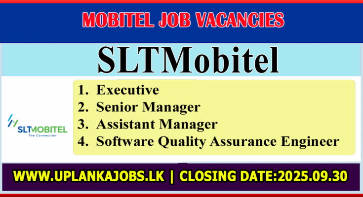 SLTMobitel Job Vacancies 2025