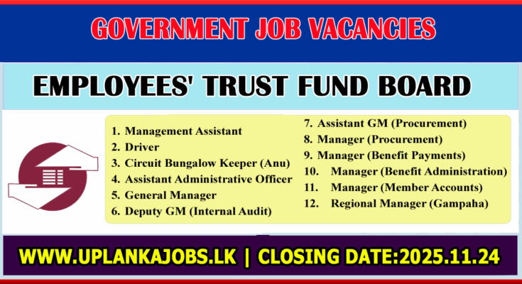 Employees' Trust Fund Board Vacancies 2025