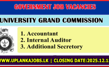 University Grand Commission Vacancies