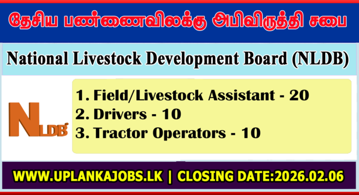 National Livestock Development Board Vacancies 2026