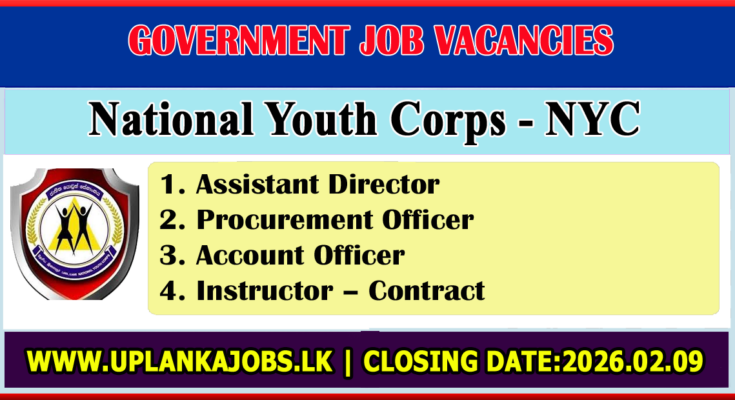 National Youth Corps Vacancies 2026