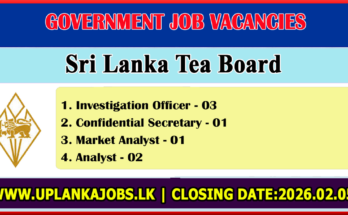 Sri Lanka Tea Board Vacancies 2026