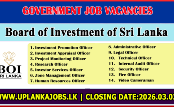 BOI job Vacancies 2026
