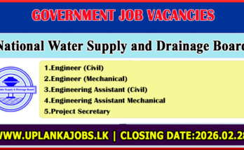 National Water Supply and Drainage Board Vacancies 2026
