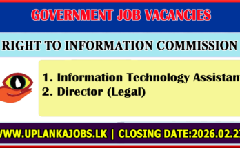 Right to Information Commission Vacancies 2026