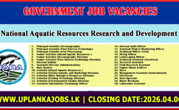 Naara Job Vacancies 2026