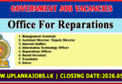 Office for Reparations Vacancies 2026