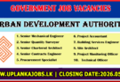Urban Development Authority Vacancies 2026