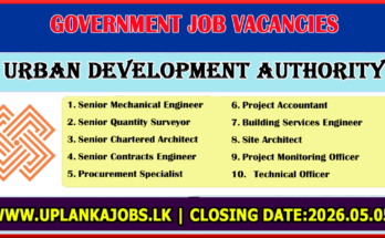 Urban Development Authority Vacancies 2026