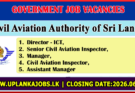 Civil Aviation Authority of Sri Lanka Vacancies 2026