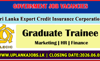 Graduate Trainee - Sri Lanka Export Credit Insurance Corporation