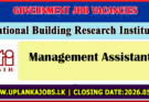 Management Assistant National Building Research Institute