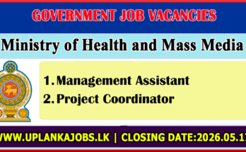 Ministry of Health Vacancies 2026