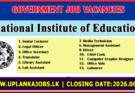 NIE Job Vacancies 2026