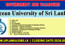 Ocean University of Sri Lanka Vacancies 2026