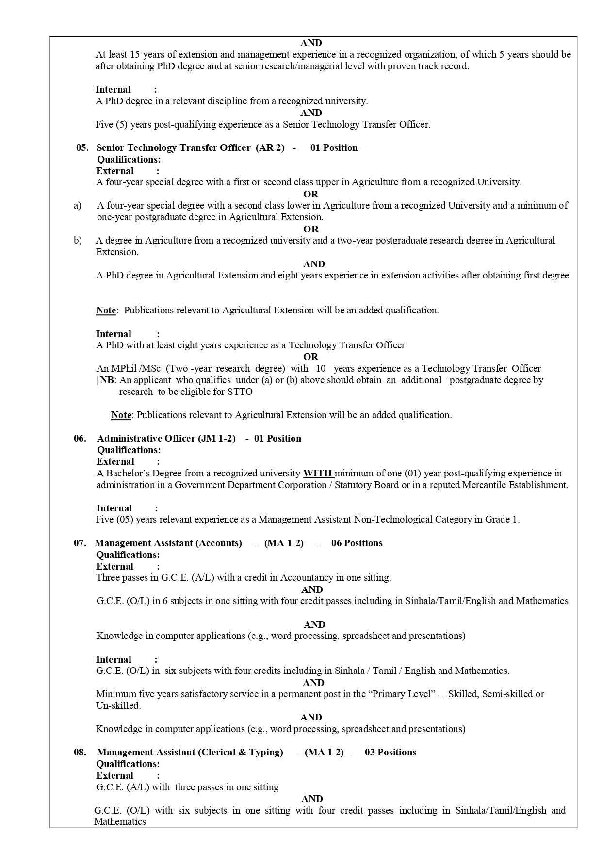 Sugarcane Research Institute Vacancies 2026