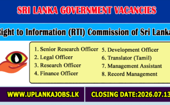 RTI Job Vacancies 2026