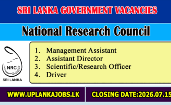 National Research Council Vacancies 2026