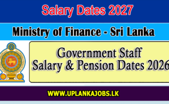 2027 Salary & Pension Dates for Government Employees