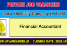 Financial Accountant - Lanka Electricity Company (Pvt) Ltd