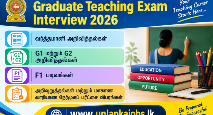 Important Details Related to the Graduate Teaching Exam Interview 2026