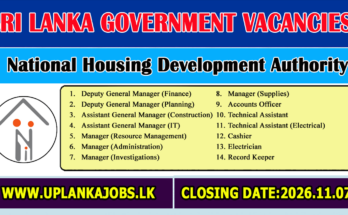 National Housing Development Authority Vacancies-2026