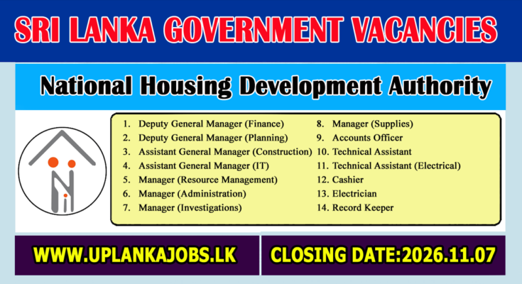 National Housing Development Authority Vacancies-2026