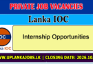 lanka IOC internship 2026