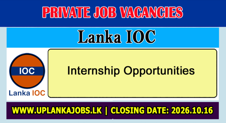 lanka IOC internship 2026